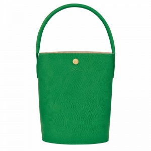 Bolsa Balde Longchamp ÉPURE S Feminino Verdes Brasil | 10161HYZ129