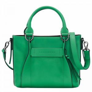 Bolsa de Mão Longchamp 3D S Feminino Verdes Brasil | 10197HCV129