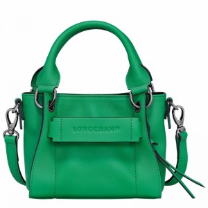 Bolsa de Mão Longchamp 3D XS Feminino Verdes Brasil | 10254HCV129