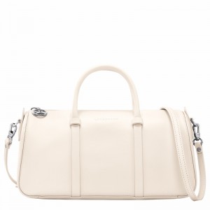 Bolsa de Mão Longchamp Daylong M Feminino Branco Brasil | 10271HFK037