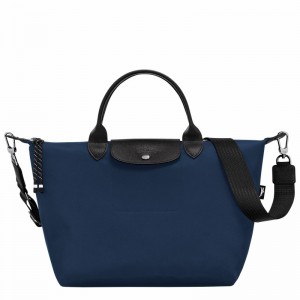 Bolsa de Mão Longchamp Le Pliage Energy L Masculino Azul Marinho Brasil | L1515HSR006-