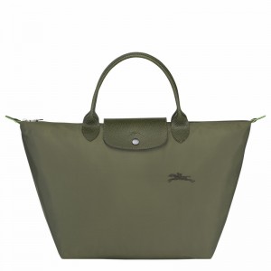 Bolsa de Mão Longchamp Le Pliage Green M Feminino Verdes Brasil | L1623919479