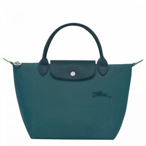 Bolsa de Mão Longchamp Le Pliage Green S Feminino Azul Claro Brasil | L1621919P89