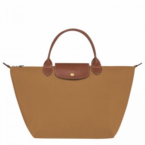 Bolsa de Mão Longchamp Le Pliage Original M Feminino Caqui Brasil | L1623089P86