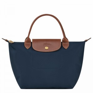 Bolsa de Mão Longchamp Le Pliage Original S Feminino Azul Marinho Brasil | L1621089P68