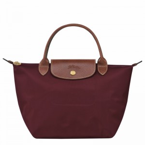 Bolsa de Mão Longchamp Le Pliage Original S Feminino Bordeaux Brasil | L1621089P87