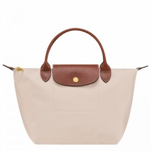 Bolsa de Mão Longchamp Le Pliage Original S Feminino Branco Brasil | L1621089P71