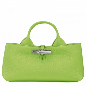 Bolsa de Mão Longchamp Le Roseau S Feminino Verdes Brasil | 10280HFP355