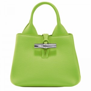 Bolsa de Mão Longchamp Le Roseau XS Feminino Verdes Brasil | 10278HFP355