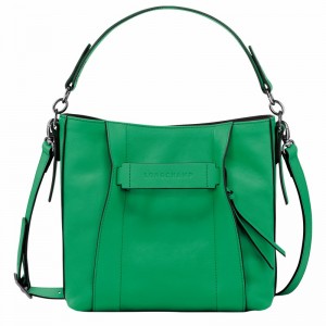 Bolsas Crossbody Longchamp 3D S Feminino Verdes Brasil | 10215HCV129