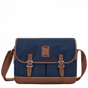 Bolsas Crossbody Longchamp Boxford L Masculino Azuis Brasil | L2824080127