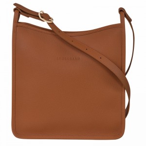 Bolsas Crossbody Longchamp Le FOULONNÉ M Feminino Caramel Brasil | 10140021121