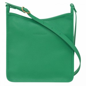 Bolsas Crossbody Longchamp Le FOULONNÉ M Feminino Verdes Brasil | 10140021129