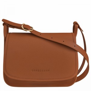 Bolsas Crossbody Longchamp Le FOULONNÉ M Feminino Caramel Brasil | 10135021121