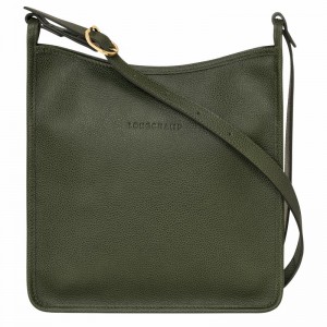 Bolsas Crossbody Longchamp Le FOULONNÉ M Feminino Caqui Brasil | 10140021892