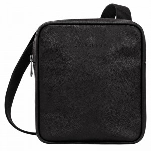 Bolsas Crossbody Longchamp Le FOULONNÉ XS Masculino Pretas Brasil | L1712021047-