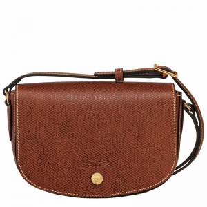 Bolsas Crossbody Longchamp ÉPURE S Feminino Marrom Brasil | 10253HYZ035