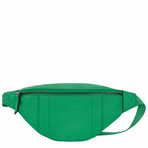 Bolsas De Cintura Longchamp 3D S Masculino Verdes Brasil | 20054HCV129-