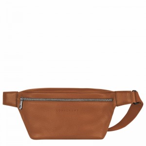 Bolsas De Cintura Longchamp Le FOULONNÉ M Masculino Caramel Brasil | 20045021F72-