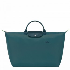 Bolsas De Viagem Longchamp Le Pliage Green S Masculino Azul Claro Brasil | L1624919P89-