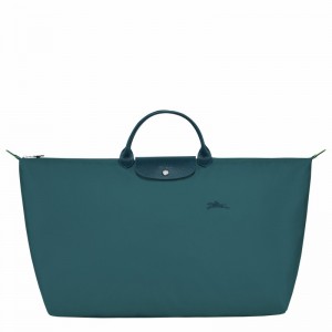 Bolsas De Viagem Longchamp Le Pliage Green M Masculino Azul Claro Brasil | L1625919P89-