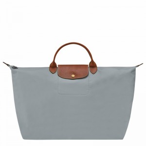 Bolsas De Viagem Longchamp Le Pliage Original S Feminino Cinzentas Brasil | L1624089P80