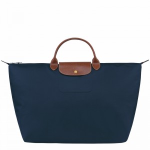 Bolsas De Viagem Longchamp Le Pliage Original S Feminino Azul Marinho Brasil | L1624089P68