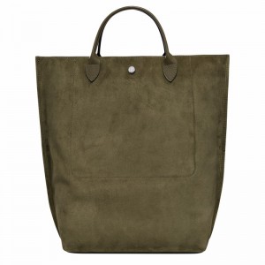 Bolsas Tote Longchamp Cabas Longchamp M Feminino Caqui Brasil | 10277HFO292