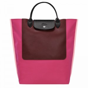 Bolsas Tote Longchamp Cabas Longchamp M Feminino Fucsia Brasil | 10264093J13