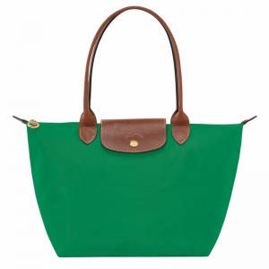 Bolsas Tote Longchamp Le Pliage Original M Feminino Verdes Brasil | L2605089P88