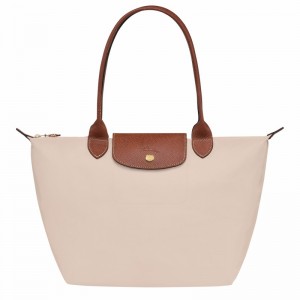 Bolsas Tote Longchamp Le Pliage Original M Feminino Branco Brasil | L2605089P71