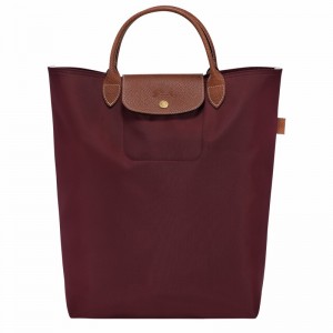 Bolsas Tote Longchamp Le Pliage Original M Feminino Bordeaux Brasil | 10168089P87