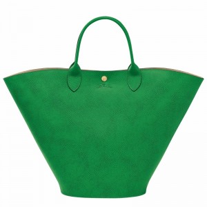 Bolsas Tote Longchamp ÉPURE XL Feminino Verdes Brasil | 10260HYZ129