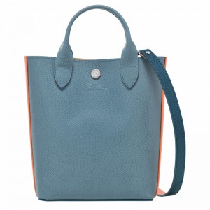 Bolsas Tote Longchamp ÉPURE XS Feminino Azuis Brasil | 10269HFH427