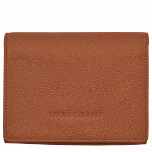 Carteiras Longchamp Le FOULONNÉ Feminino Caramel Brasil | 30021021121