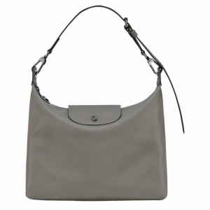 Bolsa Hobo Longchamp Le Pliage Xtra M Feminino Cinzentas Brasil | 10189987P55