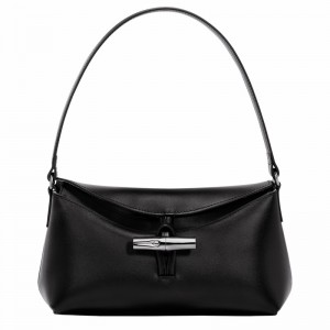 Bolsa Hobo Longchamp Le Roseau S Feminino Pretas Brasil | 10230HCL001