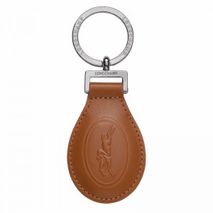 Porta-chaves Longchamp Le FOULONNÉ Masculino Caramel Brasil | L6926078F72-