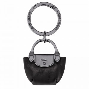 Porta-chaves Longchamp Le Pliage Xtra Feminino Pretas Brasil | 36069987001