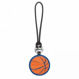 Porta-chaves Longchamp Long-Dribble Feminino Azuis Laranja Brasil | 36081J03H03