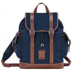 Mochilas Longchamp Boxford Masculino Azuis Brasil | 20035080127