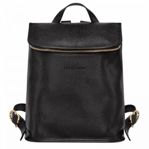 Mochilas Longchamp Le FOULONNÉ Feminino Pretas Brasil | 10195021001