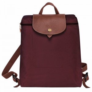 Mochilas Longchamp Le Pliage Original M Masculino Bordeaux Brasil | L1699089P87-