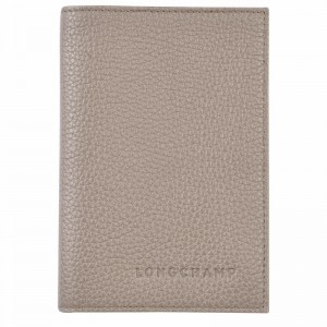 Portador De Passaporte Longchamp Le FOULONNÉ Masculino Cinzentas Brasil | L3416021P55-