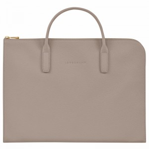 Pasta Longchamp Le FOULONNÉ S Feminino Cinzentas Brasil | L2115021P55