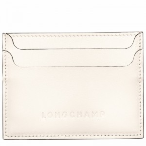 Porta Cartão Longchamp Le FOULONNÉ Feminino Branco Brasil | L3218HFI037