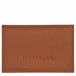 Porta Cartão Longchamp Le FOULONNÉ Feminino Caramel Brasil | L3243021121