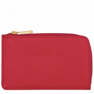 Porta Cartão Longchamp Le FOULONNÉ Feminino Vermelhas Brasil | 30036021C39