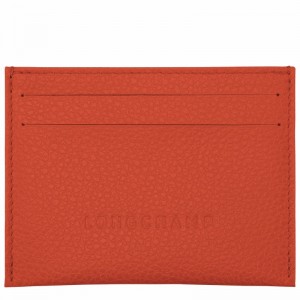 Porta Cartão Longchamp Le FOULONNÉ Masculino Laranja Brasil | L3218021685-