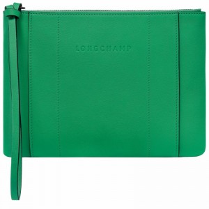 Pouches Longchamp 3D Masculino Verdes Brasil | 30032HCV129-